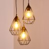 Kunir Hanger Zwart, 3-lichts