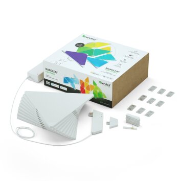 nanoleaf Rhythm Starter Kit Muurlamp LED Wit, 1-licht, Afstandsbediening, Kleurwisselaar