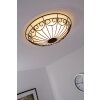 Eglo COLTI Muur en plafond verlichting Bruin, Donkerbruin, Roest, Wit, 2-lichts