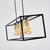 Ibusuki Hanglamp Goud, Messing, Zwart, 4-lichts