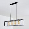 Ibusuki Hanglamp Goud, Messing, Zwart, 4-lichts