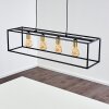 Ibusuki Hanglamp Goud, Messing, Zwart, 4-lichts