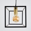 Ibusuki Hanglamp Goud, Messing, Zwart, 4-lichts