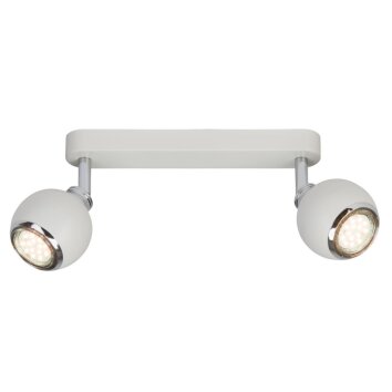 Brilliant Ina Plafondlamp LED Wit, 2-lichts