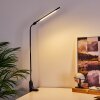 Winnipeg Klemlamp LED Zwart, 1-licht