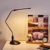 Winnipeg Klemlamp LED Zwart, 1-licht