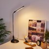 Winnipeg Klemlamp LED Zwart, 1-licht