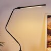 Winnipeg Klemlamp LED Zwart, 1-licht