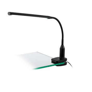 Eglo LAROA Klemlamp LED Zwart, 1-licht