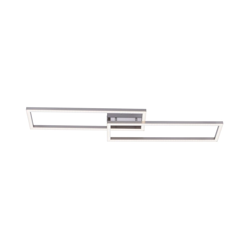 Leuchten Direkt Ls-MAXI Plafondlamp LED roestvrij staal, 1-licht, Afstandsbediening, Kleurwisselaar main product photo