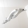 Hopedale Hanglamp LED Chroom, Nikkel mat, 1-licht