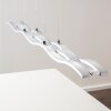 Hopedale Hanglamp LED Chroom, Nikkel mat, 1-licht