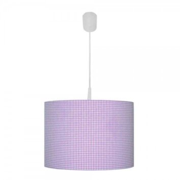 Waldi Vichy Hanglamp Paars, 1-licht