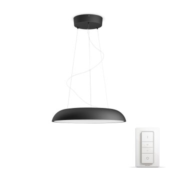 Philips Hue Ambiance White Amaze Hanglamp LED Zwart, 1-licht, Afstandsbediening