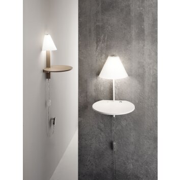 Fabas Luce Goodnight Muurlamp LED Wit, 1-licht