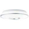 Brilliant Visitation Plafondlamp LED Zilver, 1-licht, Afstandsbediening, Kleurwisselaar