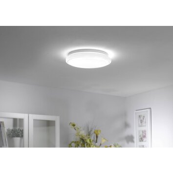 Leuchten-Direkt JUPITER Plafondlamp LED Wit, 1-licht