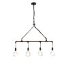 Lutec AMACORD Hanglamp Bruin, 4-lichts