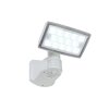 Lutec PERI Buiten muurspots LED Wit, 1-licht, Bewegingsmelder