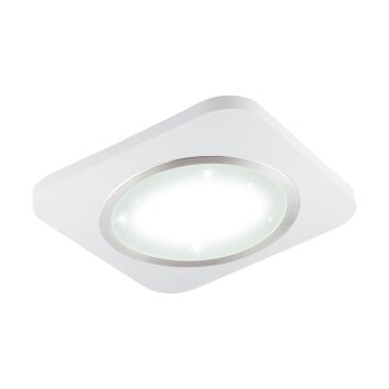 Eglo PUYO-S Opbouw verlichting LED Nikkel mat, Wit, 1-licht