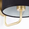 Brilliant Clarie Muurlamp Messing, 1-licht