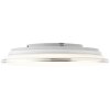 Brilliant Edna Plafondlamp LED Chroom, 1-licht, Afstandsbediening, Kleurwisselaar