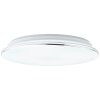 Brilliant Edna Plafondlamp LED Chroom, 1-licht, Afstandsbediening, Kleurwisselaar