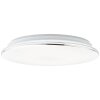 Brilliant Edna Plafondlamp LED Chroom, 1-licht, Afstandsbediening, Kleurwisselaar