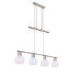 Globo WILLY Hanger Nikkel mat, 4-lichts