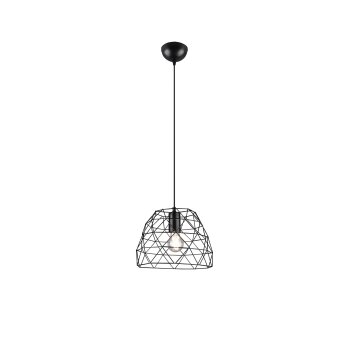 Reality Haval Hanglamp Zwart, 1-licht