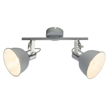 Globo Gerda Plafond straler Grijs, 2-lichts