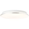 Brilliant Edna Plafondlamp LED Chroom, 1-licht, Afstandsbediening, Kleurwisselaar