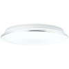 Brilliant Edna Plafondlamp LED Chroom, 1-licht, Afstandsbediening, Kleurwisselaar