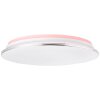 Brilliant Edna Plafondlamp LED Chroom, 1-licht, Afstandsbediening, Kleurwisselaar