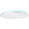 Brilliant Edna Plafondlamp LED Chroom, 1-licht, Afstandsbediening, Kleurwisselaar