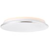 Brilliant Edna Plafondlamp LED Chroom, 1-licht, Afstandsbediening, Kleurwisselaar