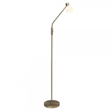 Brilliant Philo Staande lamp Messing, 1-licht