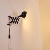 Lasano Wandlamp Zwart, 1-licht