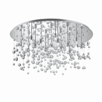 Ideallux NEVE Plafondlamp Chroom, 15-lichts