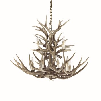 Ideallux CHALET Hanger Beige, 12-lichts