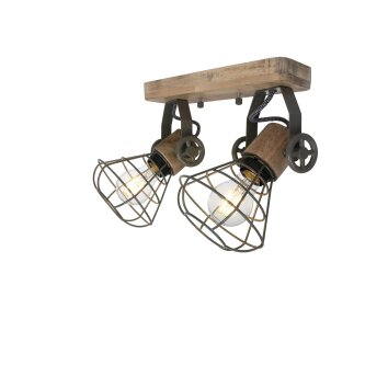 Anne Lighting ANNE Plafond straler Groen, 2-lichts