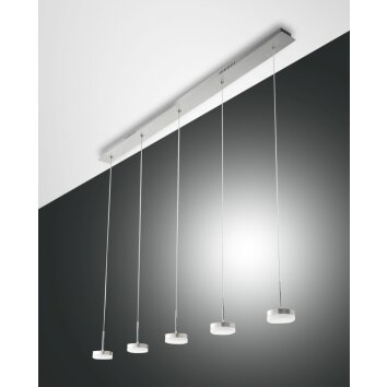 Fabas Luce Dunk Hanglamp LED Aluminium, 5-lichts