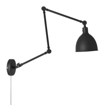 By Rydens Bazar Muurlamp Zwart, 1-licht