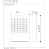 Lucide DIGIT Muurlamp LED Antraciet, 1-licht