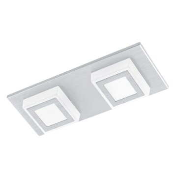 Eglo MASIANO Muur en plafond verlichting LED Aluminium, 2-lichts