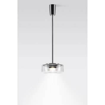 Serien Lighting CURLING Hanger LED Aluminium, Chroom, 1-licht