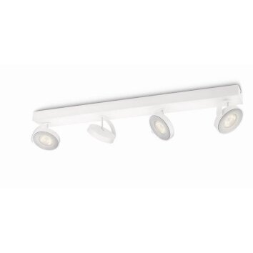 Philips Clockwork Plafondlamp LED Wit, 4-lichts