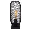 Lucide MESH Tafellamp Zwart, 1-licht