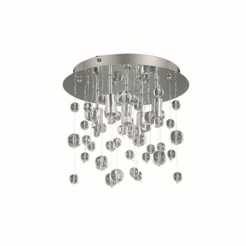 Ideallux NEVE Plafondlamp Chroom, 5-lichts