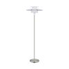 EGLO BRENDA Staande lamp Nikkel mat, Wit, 1-licht